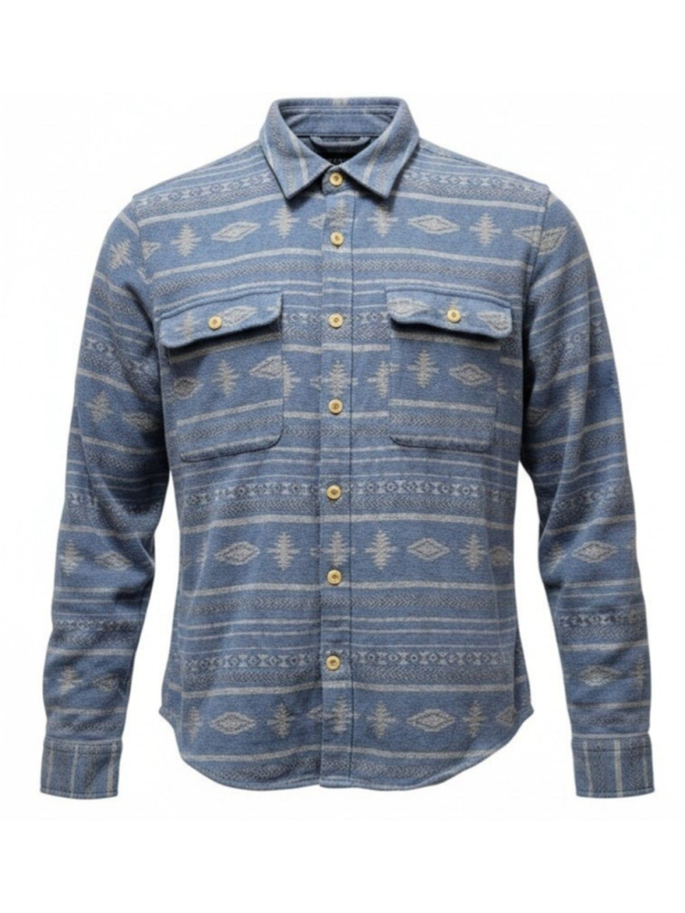 Lucky Brand Men's 100% Cotton Humboldt Jacquard Shirt Jacket Size Medium
